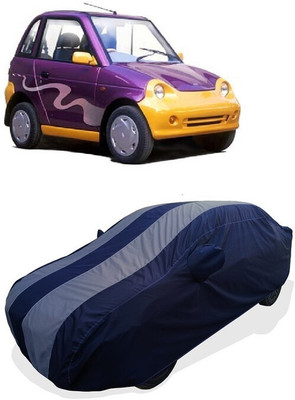 Coxtor Car Cover For Mahindra Reva STD (With Mirror Pockets)(Grey)