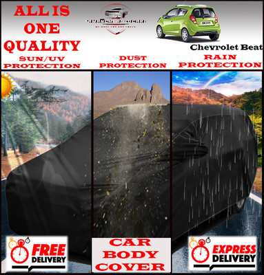 Tamanchi Autocare Car Cover For Chevrolet Beat(Black)