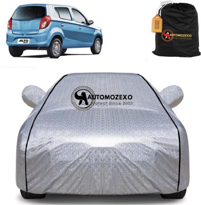 SPMOTIVE Car Cover For Maruti Alto 800 (With Mirror Pockets)(Silver)