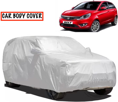 AXLOZ Car Cover For Tata Bolt (With Mirror Pockets)(Silver)