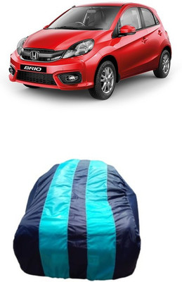 ATBROTHERS Car Cover For Honda Brio S MT (Without Mirror Pockets)(Blue, Multicolor)