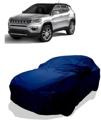 Coxtor Car Cover For Jeep Compass 1.4 Sport (With Mirror Pockets)(Green)