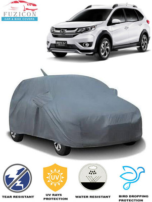 FUZICON Car Cover For Honda BRV (With Mirror Pockets)(Grey)
