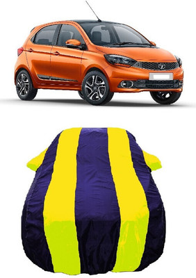 Wegather Car Cover For Tata Tiago Revotron XM (O) (With Mirror Pockets)(Yellow)