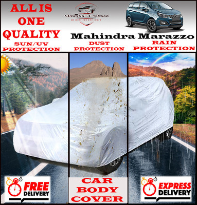 Tamanchi Autocare Car Cover For Mahindra Marazzo(Silver)