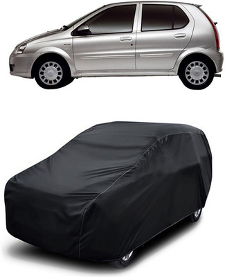 MoTRoX Car Cover For Tata Indica V2 (Without Mirror Pockets)(Black)