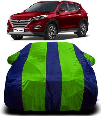 XOCAVO Car Cover For Hyundai Tucson (With Mirror Pockets)(Multicolor)