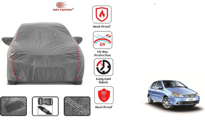 Auto Oprema Car Cover For Tata Indica eV2 (With Mirror Pockets)(Grey)