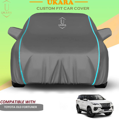 Ukara Car Cover For Toyota Fortuner Old (With Mirror Pockets)(Grey)