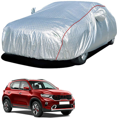 SS FOR YOUR SMART NEEDS Car Cover For Kia Sonet (With Mirror Pockets)(Silver, For 2020 Models)