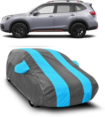 Genipap Car Cover For Subaru Forester (With Mirror Pockets)(Grey, Blue)