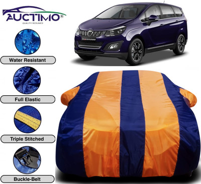 AUCTIMO Car Cover For Mahindra Marazzo (With Mirror Pockets)(Multicolor)