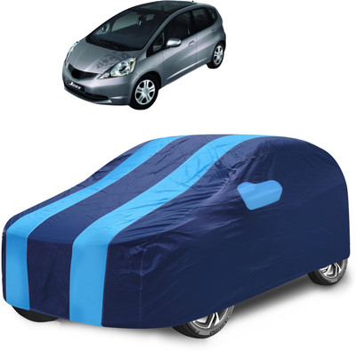 Caronix Car Cover For Honda Jazz (With Mirror Pockets)(Blue)