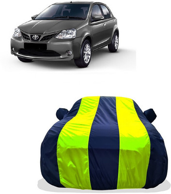 Tricway Car Cover For Toyota Etios Liva V Limited Edition (With Mirror Pockets)(Yellow)