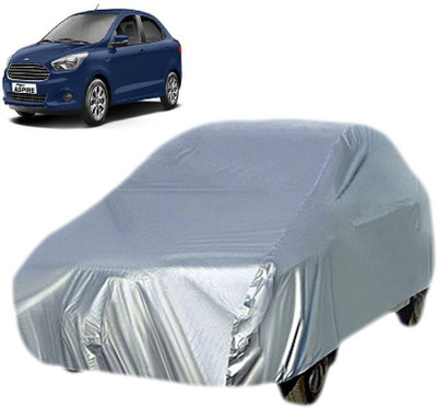 Gromaa Car Cover For Ford Figo Aspire (Without Mirror Pockets)(Silver)