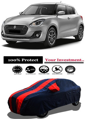 Amexride Car Cover For Maruti Suzuki Swift AMT VDI Diesel (With Mirror Pockets)(Red)