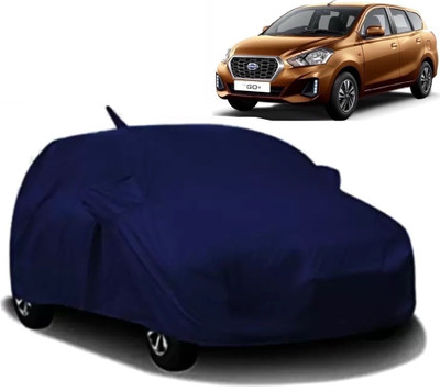 Swarish Car Cover For Datsun Go+ (With Mirror Pockets)(Blue)