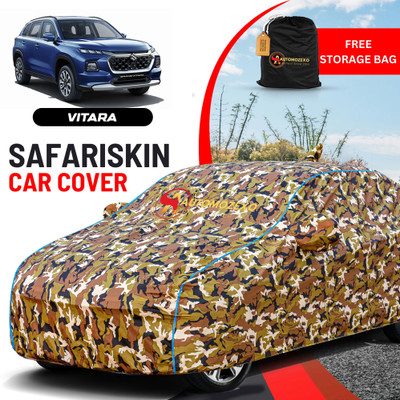 AUTOMOZEXO Car Cover For Maruti Grand Vitara (With Mirror Pockets)(Multicolor)