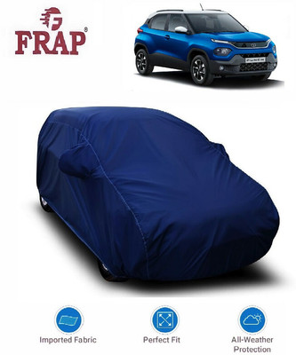 Frap Car Cover For Tata Punch (With Mirror Pockets)(Blue, For 2021, 2022, 2023 Models)