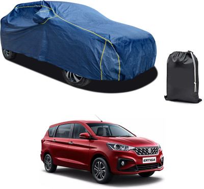 PAGORA Car Cover For Maruti Suzuki Ertiga (With Mirror Pockets)(Blue, For 2019, 2020, 2021, 2022, 2023 Models)