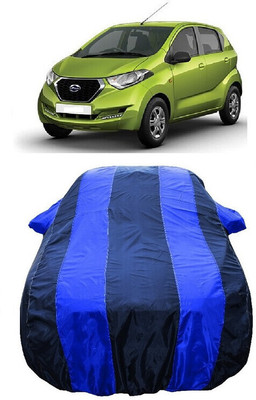 Wegather Car Cover For Datsun Redi-Go 1.0 S Petrol (With Mirror Pockets)(Blue)