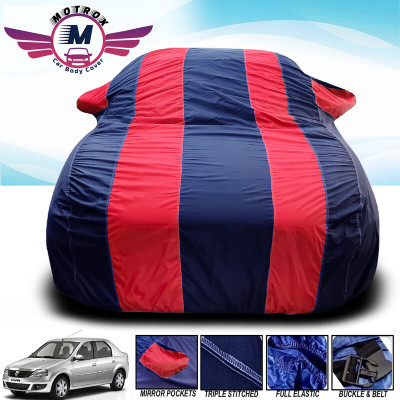 MoTRoX Car Cover For Tata Safari (With Mirror Pockets)(Red, Blue)