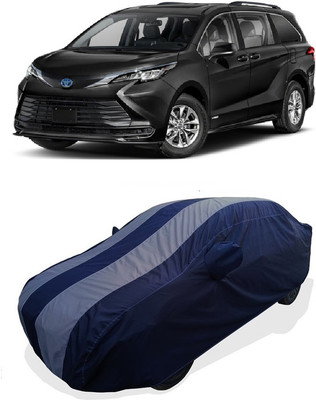 Coxtor Car Cover For Toyota Sienna (With Mirror Pockets)(Grey)
