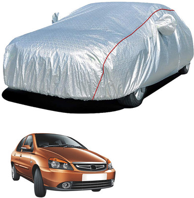 SS FOR YOUR SMART NEEDS Car Cover For Tata Indigo CS (With Mirror Pockets)(Silver)