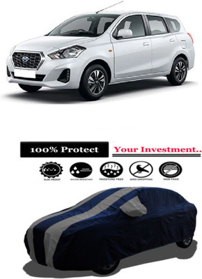 Amexride Car Cover For Datsun GO Plus T Option (With Mirror Pockets)(Grey)