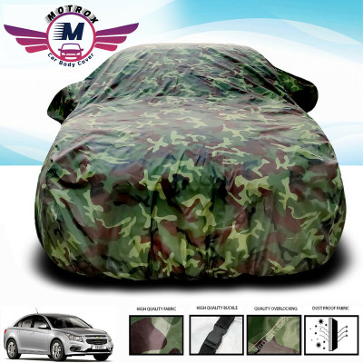 MoTRoX Car Cover For Chevrolet Cruze (Without Mirror Pockets)(Green)
