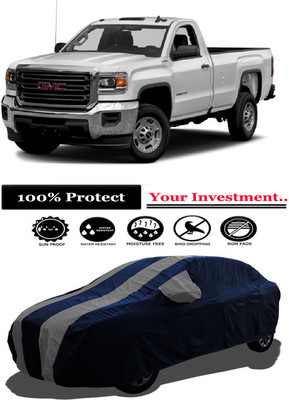 Amexride Car Cover For Chevrolet Silverado 6.0L (With Mirror Pockets)(Grey)