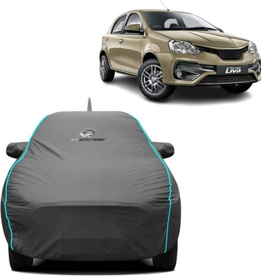 NG Auto Front Car Cover For Toyota Etios Liva(Grey, Blue)