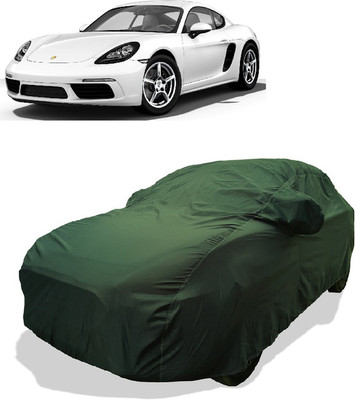 Coxtor Car Cover For Porsche 718 Cayman Petrol (With Mirror Pockets)(Gold)