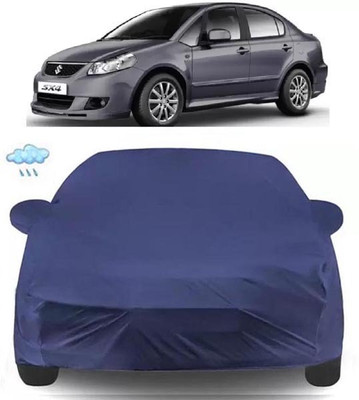 Aoriyon Car Cover For Maruti Suzuki SX4 (With Mirror Pockets)(Blue, For 2018, 2019, 2020, 2021, 2022 Models)