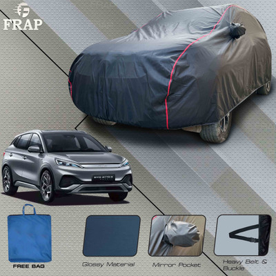 Frap Car Cover For BYD ATTO 3 (With Mirror Pockets)(Grey, Red, For 2022, 2023, 2024 Models)