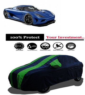 Amexride Car Cover For Koenigsegg Agera 5.0 V8 (With Mirror Pockets)(Green)