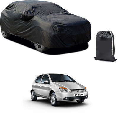 CODOKI Car Cover For Tata Indica eV2 (With Mirror Pockets)(Black)