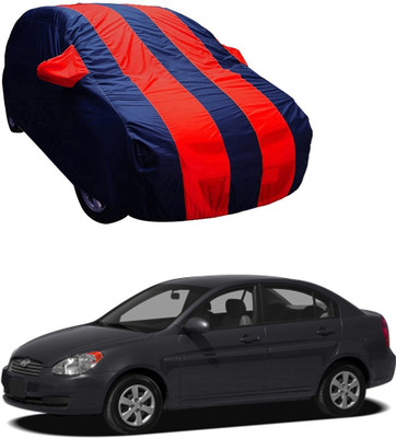 ABS AUTO TREND Car Cover For Hyundai Xcent (With Mirror Pockets)(Multicolor)