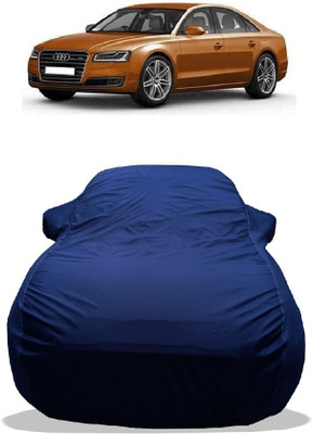Wegather Car Cover For Audi A8 4E 4.2 FSI Quattro (With Mirror Pockets)(Blue)