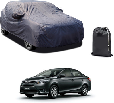 PAGORA Car Cover For Toyota Yaris (With Mirror Pockets)(Grey)