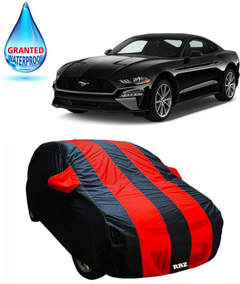 RRZ Car Cover For Ford Mustang (With Mirror Pockets)(Black, Red, For 2020 Models)