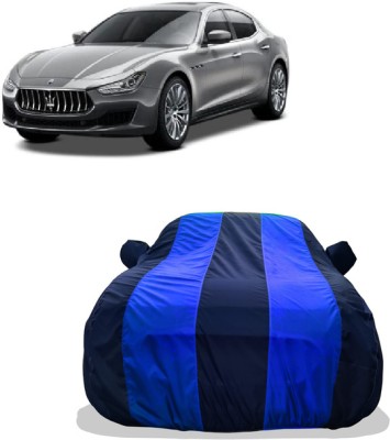 Tricway Car Cover For Maserati Ghibli 430 GranLusso Petrol (With Mirror Pockets)(Multicolor)