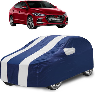 Caronix Car Cover For Hyundai Elantra (With Mirror Pockets)(White)