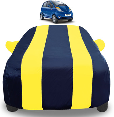 Auto Hub Car Cover For Tata Nano (With Mirror Pockets)(Yellow)
