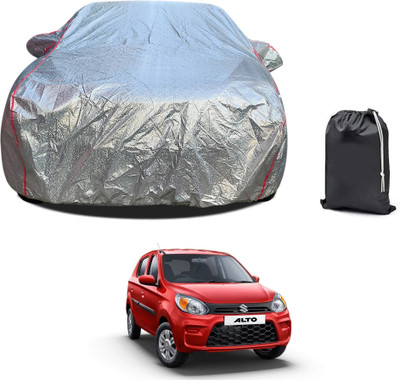 PAGORA Car Cover For Maruti Suzuki Alto K10 (With Mirror Pockets)(Silver)