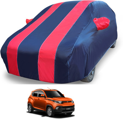 MOCKHE Car Cover For Mahindra KUV100 (With Mirror Pockets)(Red)