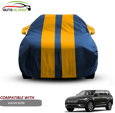 AUTO ALAXON Car Cover For Volvo XC90 (With Mirror Pockets)(Blue, Yellow)