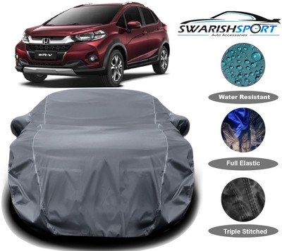 Swarish Car Cover For Honda WRV (With Mirror Pockets)(Grey)
