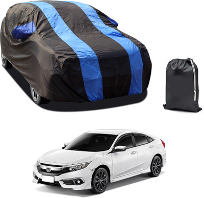 PAGORA Car Cover For Honda Civic (With Mirror Pockets)(Blue)