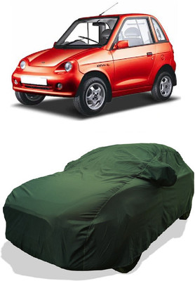 Coxtor Car Cover For Mahindra Reva Classic (With Mirror Pockets)(Green)